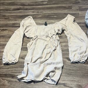 Wild Fable Cream Mini Dress